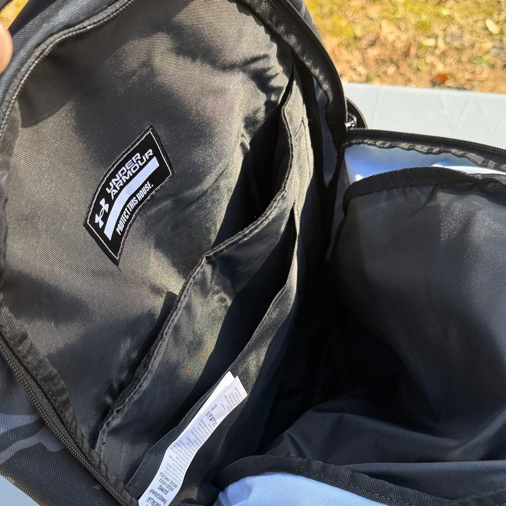 Under Armour Camo Black and Gold Backpack